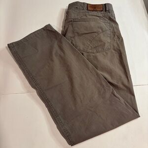 Brax Pants Mens 35x32 Tan Khaki Cooper  Regular Fit 5 Pocket Stretch